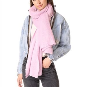 Free People Waffle Scarf in Lilac
